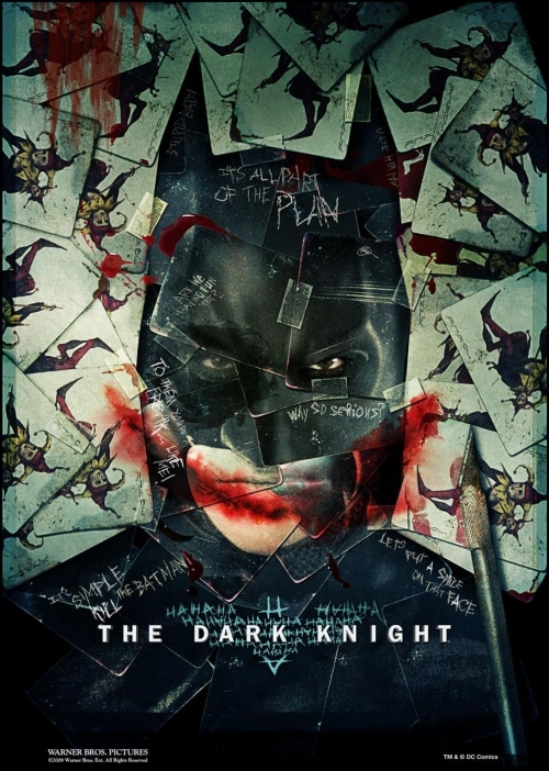 batman, dark and joker