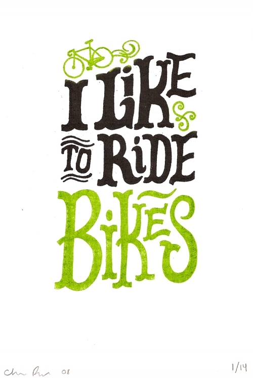 bikes, design and message
