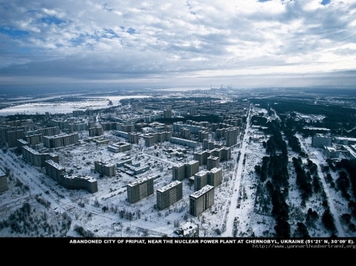 abandoned, aerial and chernobyl