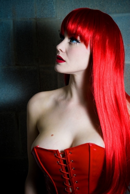 Red Hair And Pale Skin. corset, pale skin, pretty, red
