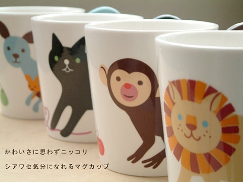 cat, ceramics, cute utilities, dog, illustration, japan