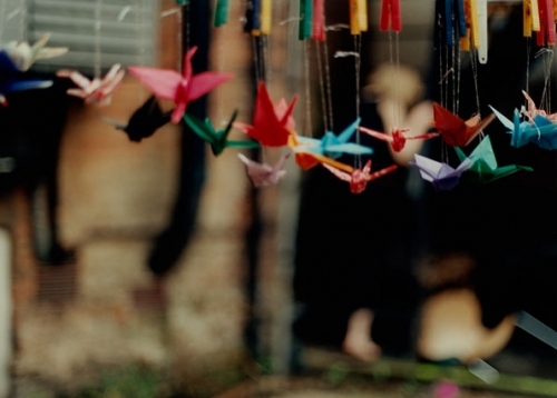 colours, hanging and origami