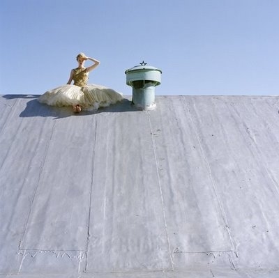 ballet, chimney and dress