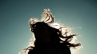 girl,  hair and  silhouette