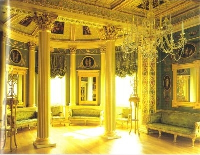 18th century,  chandelier and  columns