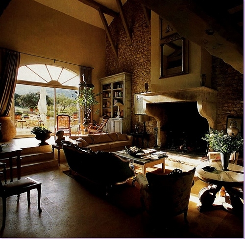 decor, fireplace and home