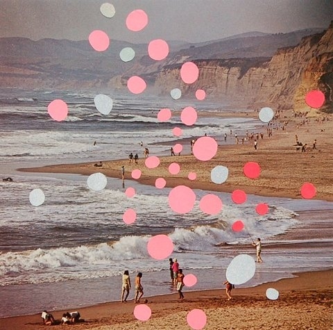 art, beach and circle