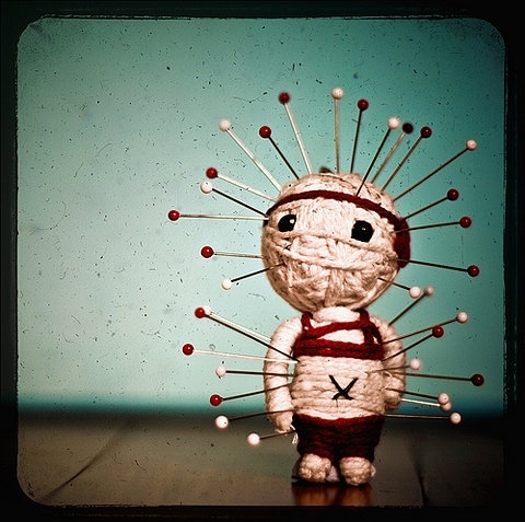 cute, doll and needles