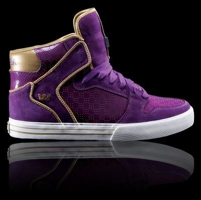 purple supra shoes