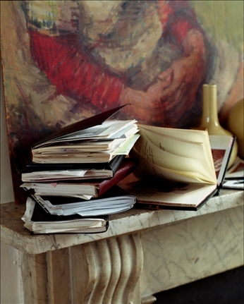 books, decor and interior
