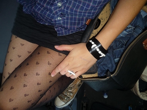 bracelet, girl and legs
