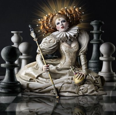 chess, conceptual and dolly