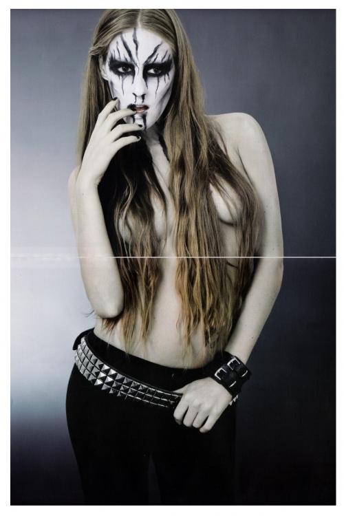 black metal, fashion and girl