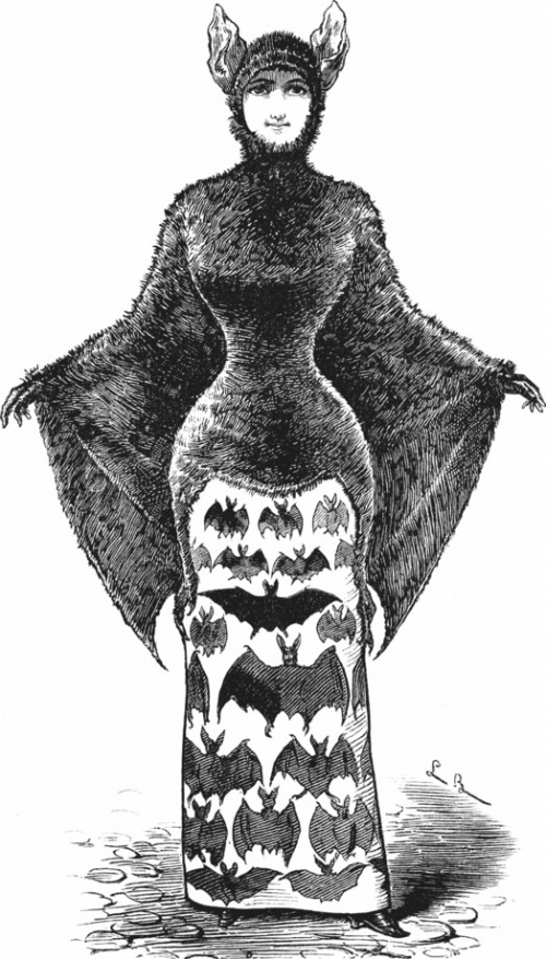 bats, costume and halloween