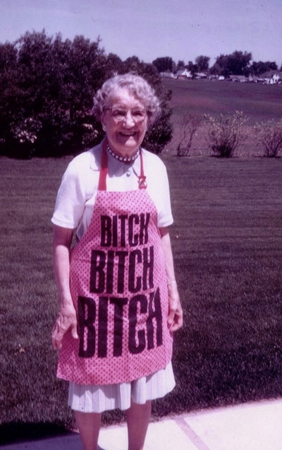 apron, bitch and bitch bitch bitch