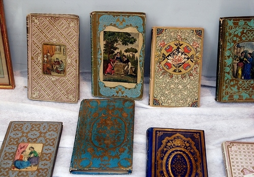 antique, art cover and books