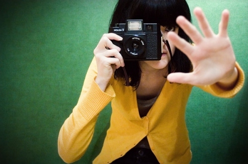 camera, cameras and girl