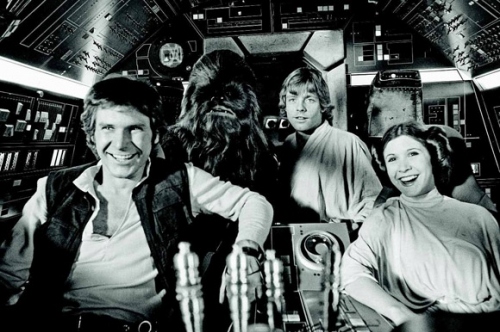 chewie, han fuckin solo and happiness