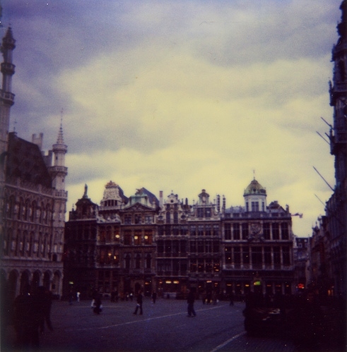 architecture, brussels and dark