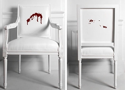 blood,  chair and  dexter