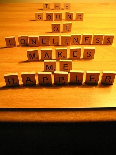 happy, loneliness and scrabble