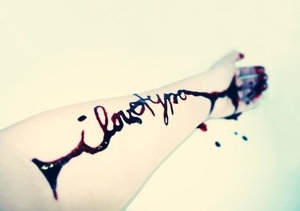 blood, hand, letters, love, typography