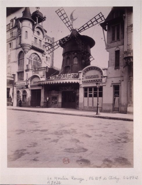 early 20th century, montmartre and moulin rouge