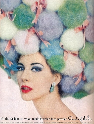 1960s fashion fashionistic pastels pom pom vintage