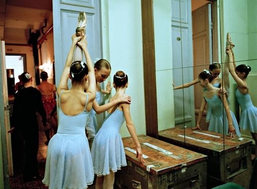 backstage, ballet and ballet rehearsal