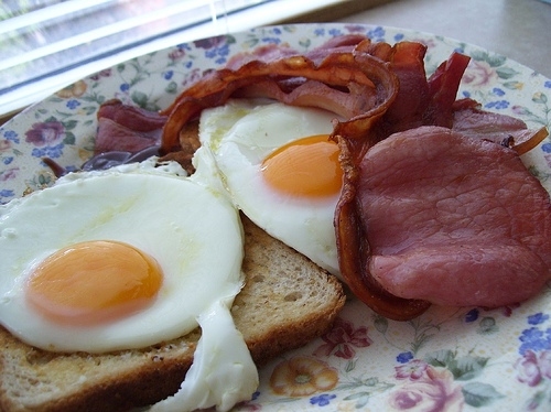 bacon, breakfast and cuisine
