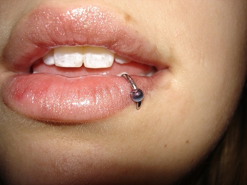 girl, hot and lip ring