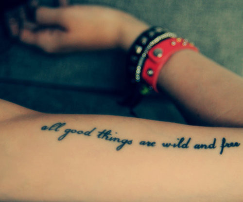 saying, tatoo and tattoo