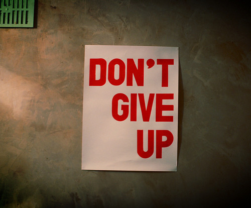 cheer, do not give up red white and dont give up