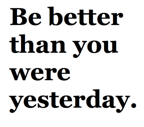 be better, better and change