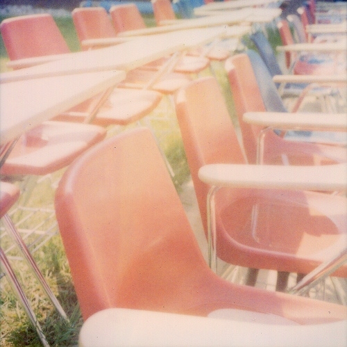 chairs, expired film and lecture