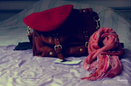 bag, fashion and hat