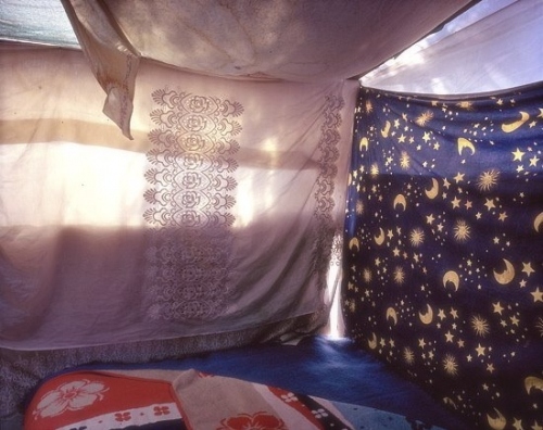 bed, celestial and cozy