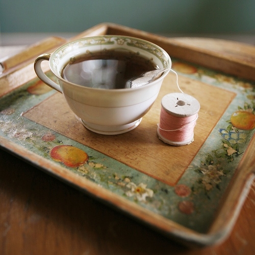 spool, string and tea