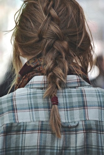braid, cute and hair colour