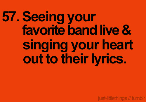 band, favorite things and heart