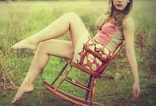 chair, fashion and girl