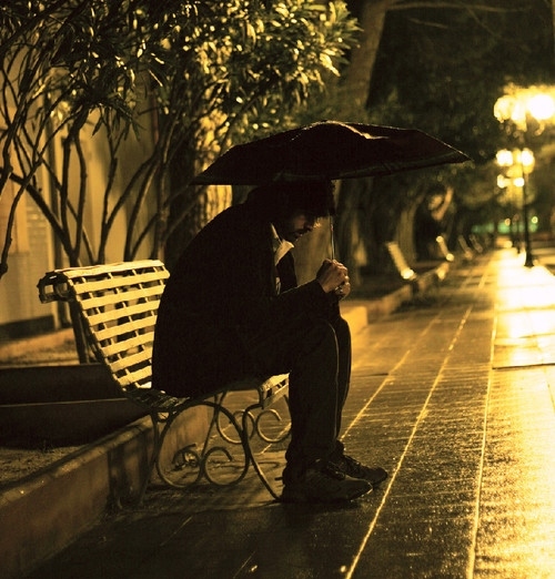 night, rain and romantik