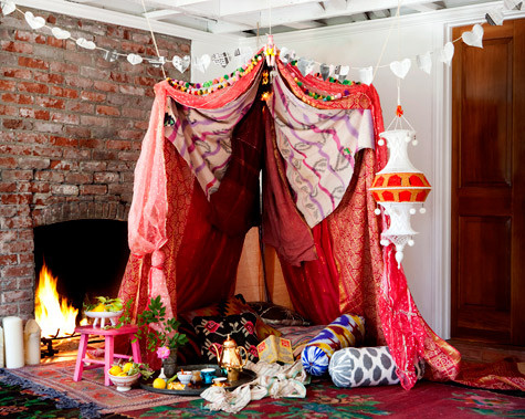 blanket cave, diy and event