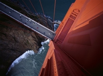 golden gate,  heights and  perspective