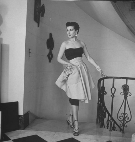 1950s, black and white and fashion