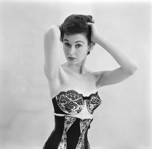 1950s, black and white and fashion