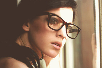 dark hair,  girl and  glasses