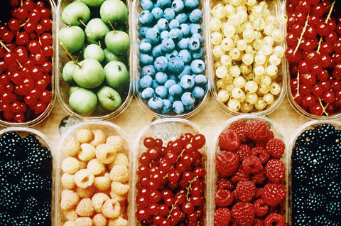 berries,  colors and  food