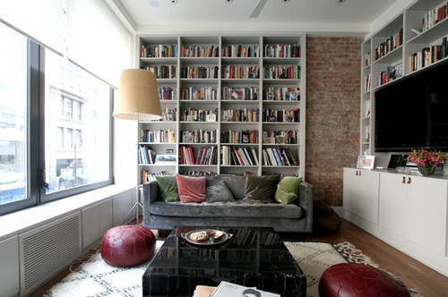 apartment, apartment therapy and books