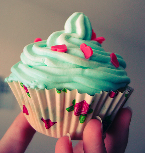 beautiful, colorful and cupcake